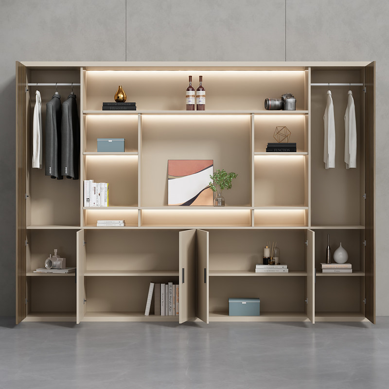 办公室简约现代木质分层隔板书柜 森菲亚文件柜