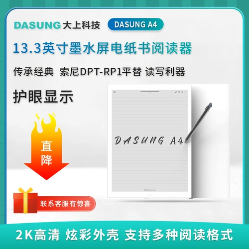 Dasung Dafang Technology A4 Reader 13,3-дюймовый экран чернил Электронная бумага Электронная бумага DPT-RP1