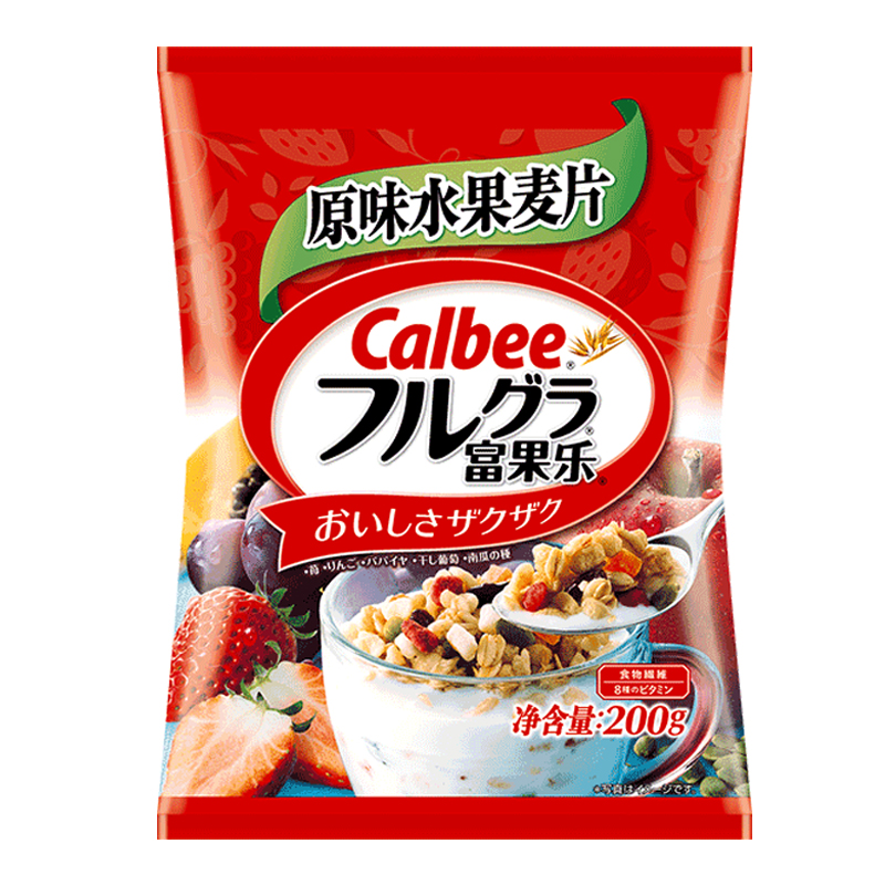 卡乐比麦片水果减少糖日本进口即食Calbee原味减少糖燕麦片代餐 - 图3