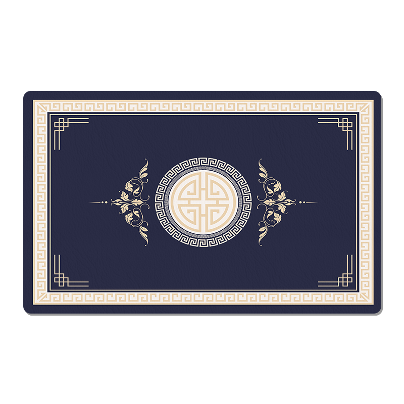 新中式皮革入户门门口脚垫进门地垫家用门垫玄关地毯防滑入门垫子,淘宝优惠券,粉丝福利购,淘宝优惠卷