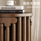 Wooden stool solid wood stool household stacking stool combination round stool living room dining table stool storage Jenga bench storage stool