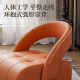 Italian universal wheel living room home small stool high-end pulley silent small bench sofa stool back chair