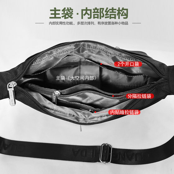 Large capacity women's shoulder crossbody bag
