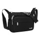 Tarpaulin casual large-capacity shoulder bag with multiple compartments