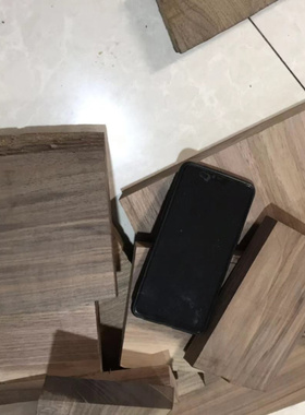 下角料手工雕刻下角料黑胡桃原木