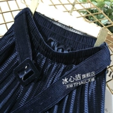 Бархатный ремень, орган, летняя юбка, 2023, высокая талия