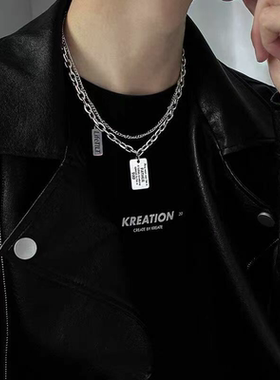 儿童时尚装饰项链男童女童嘻哈街