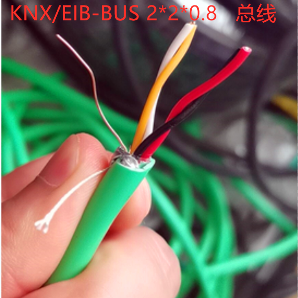 新款国标 KNX总线 EIB总线电缆 EIB-BUS 2*2*0.8灯控线家居智能控 - 图0