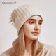 Pure cashmere fur ball hat for women to keep warm in autumn and winter