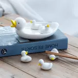 Керамический палочки для еды держатель утка костюм для переправошкового шлепа
