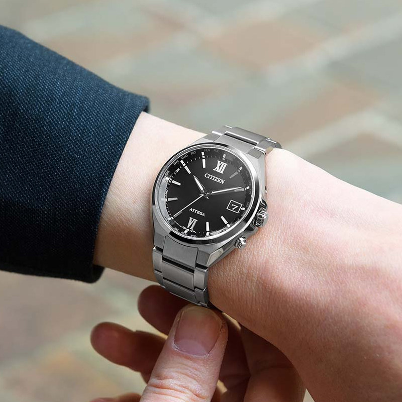 【日版】西铁城男士光动能电波新款黑 kuajing海外日韩腕表