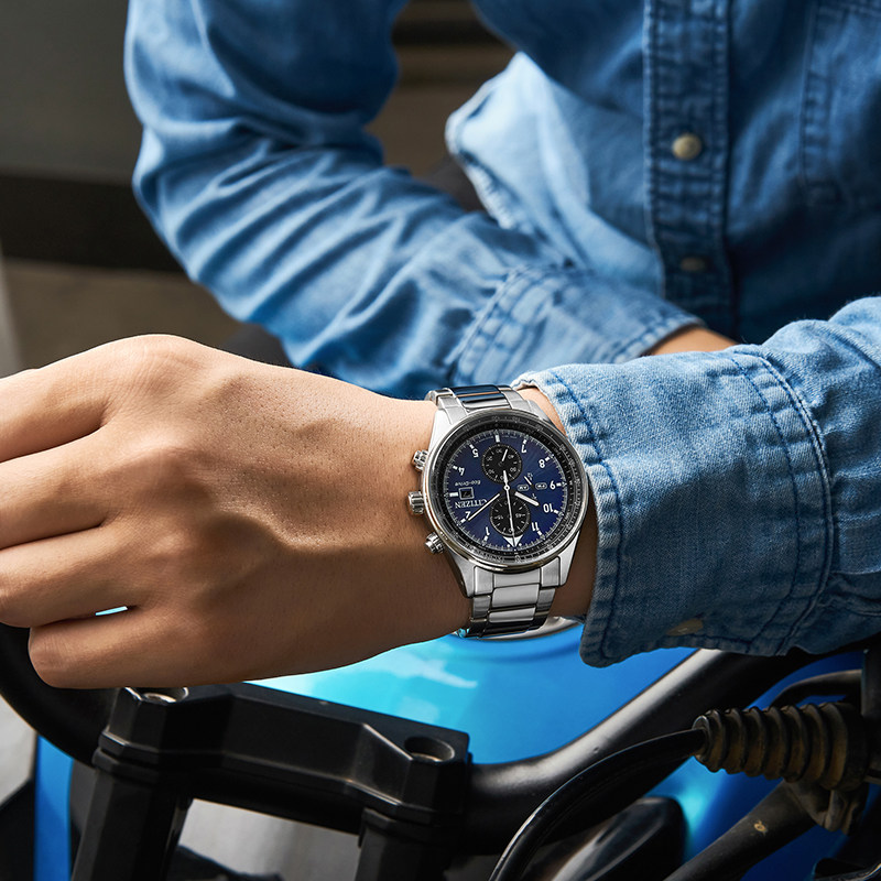 citizen /西铁城光动能日期男表 kuajing海外日韩腕表