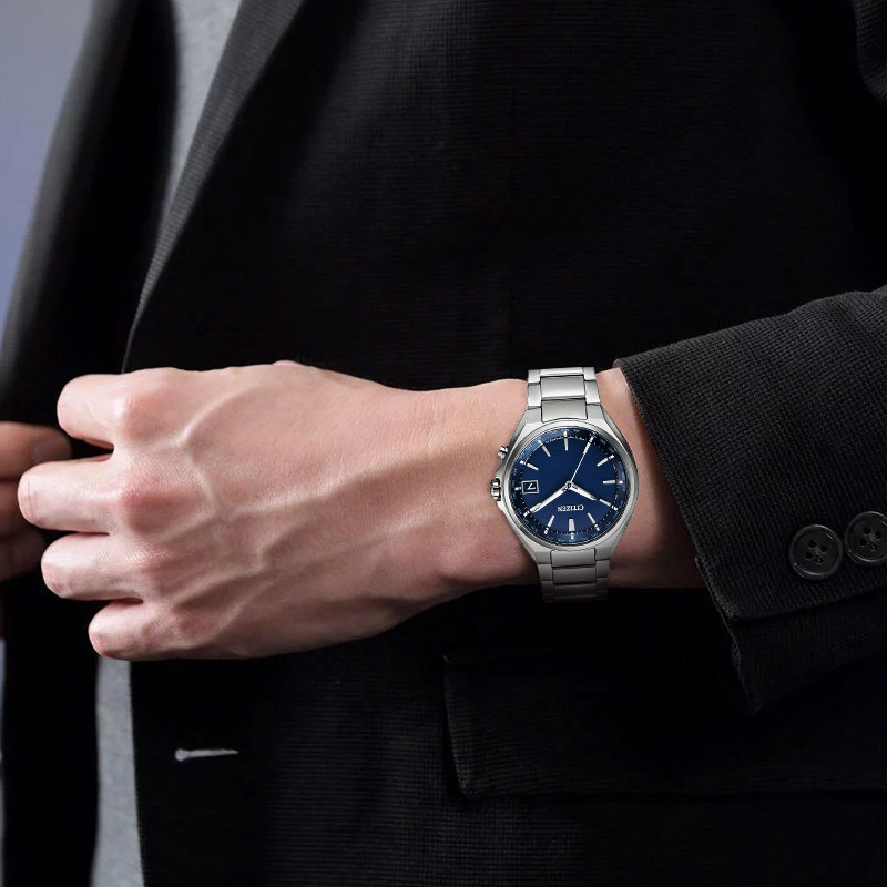 【日版】西铁城男士光动能电波新款黑 kuajing海外日韩腕表