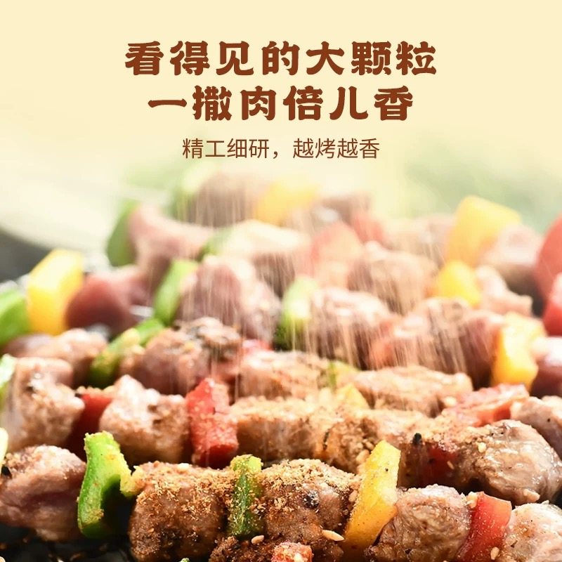 草原红太阳原味烧烤蘸料45g*10袋淄博烧烤调料孜然香辛料烤串烤肉,淘宝优惠券,粉丝福利购,淘宝优惠卷