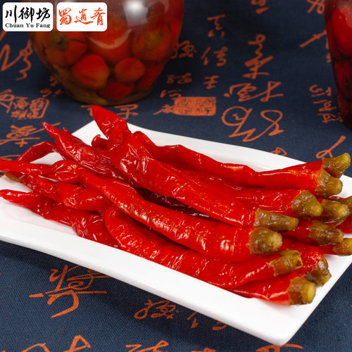 四川泡海椒二荆条鱼泡椒红辣椒泡姜眉山泡菜酸辣鱼香肉丝泡椒泡菜 - 图1