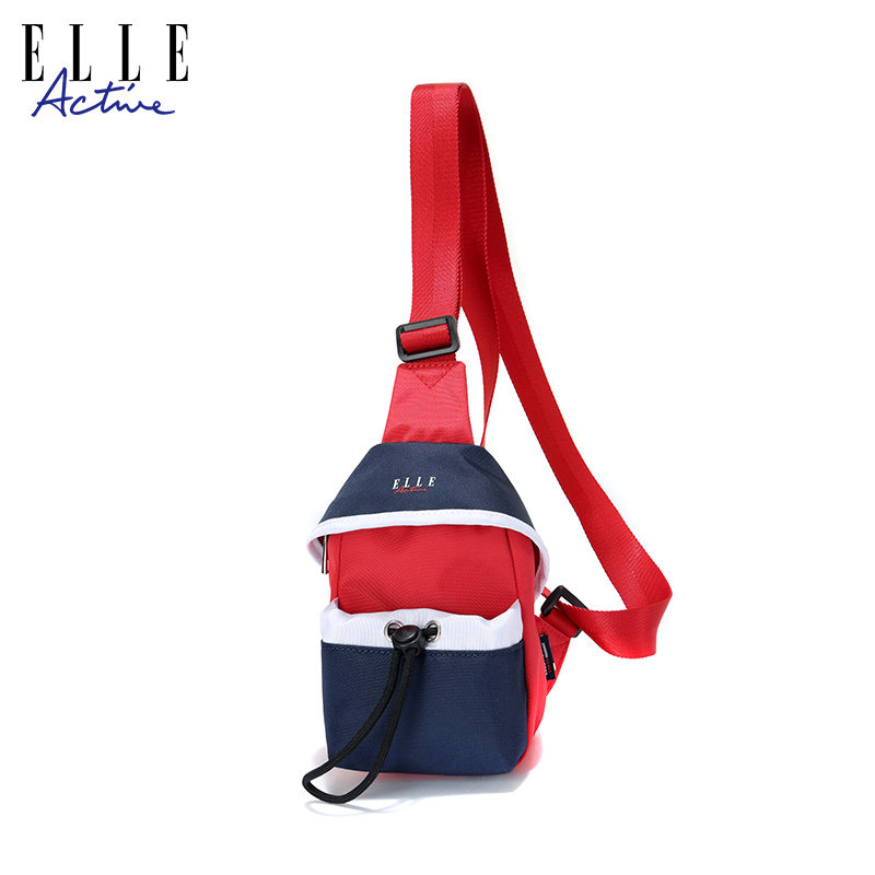 ELLE Active户外潮搭撞色LOGO轻便小挎包新款时尚单肩包斜挎包女,淘宝优惠券,粉丝福利购,淘宝优惠卷