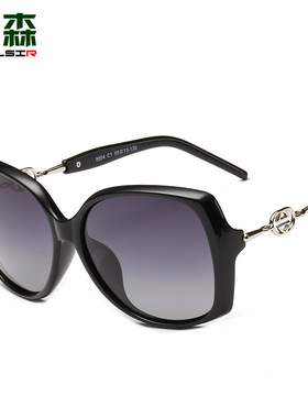韩版时尚女式新款偏光太阳眼镜经典时尚大框8804墨镜驾驶镜