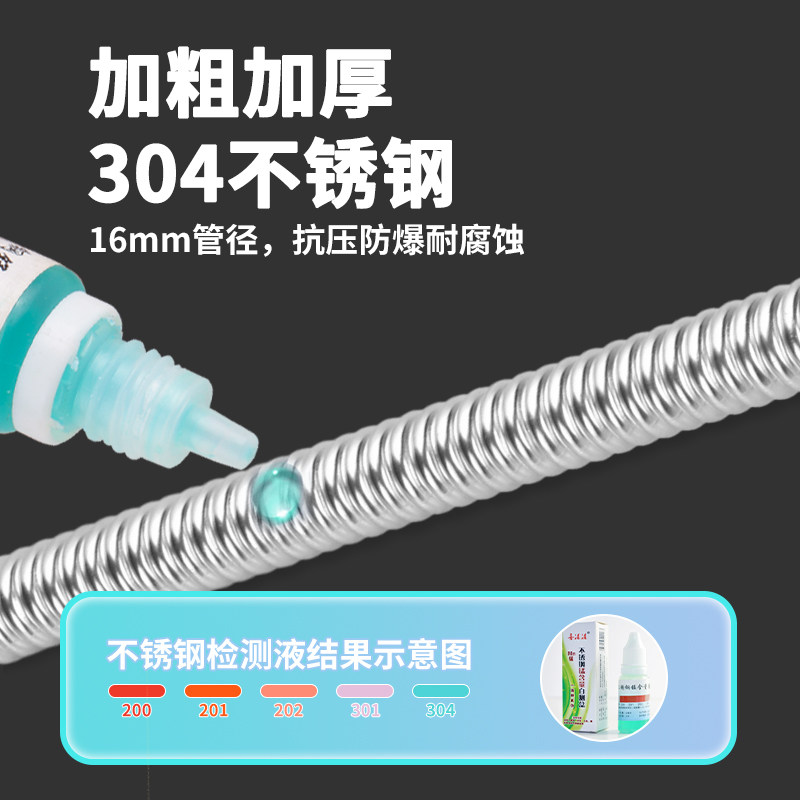 304不锈钢波纹管马桶热水器冷热进出水管4分6分1寸防爆螺纹管整卷,淘宝优惠券,粉丝福利购,淘宝优惠卷