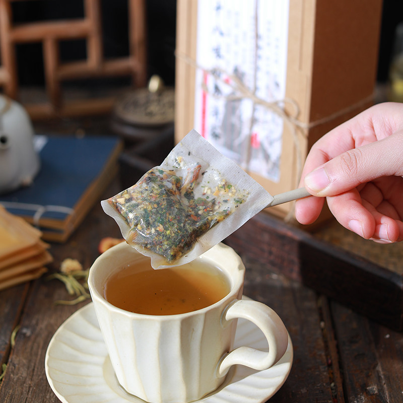 柿易清茶胖大海金银吸烟者菊花茶 曲颜养生茶