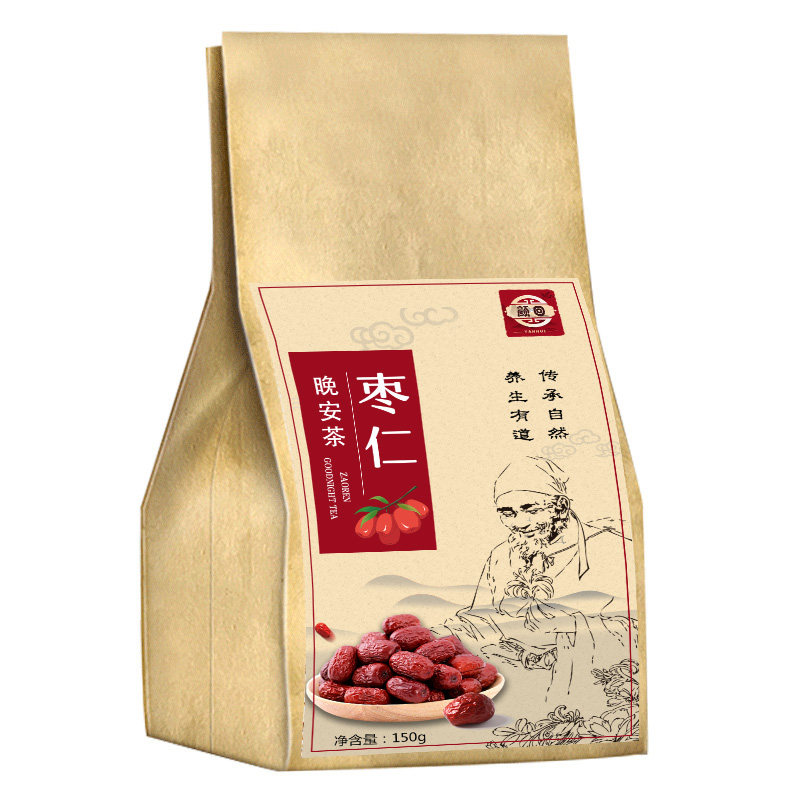 酸枣仁百合茯苓茶改善男女安神茶 曲颜酸枣仁