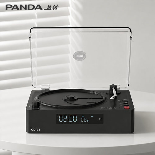 熊猫CD机唱片机碟片播放机音响一体蓝牙音箱专辑播放器学生党CD71 - 图3