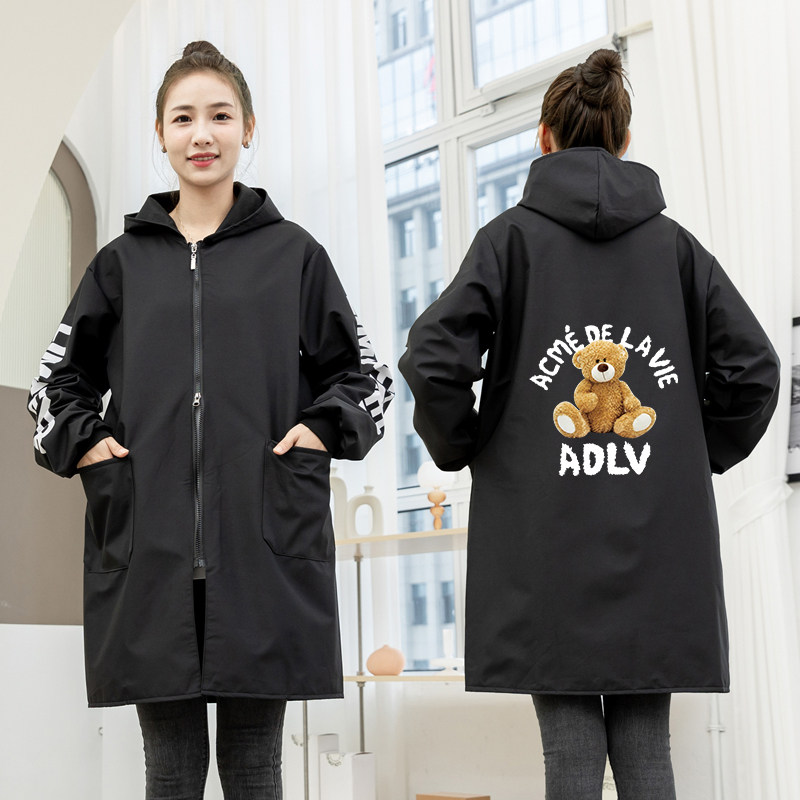 成人防水加绒长袖工作服外穿款围裙 宣怡围裙