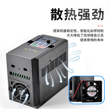 Lan Teng inverter ສາມເຟດ 380V0.75 / 1.5 / 2.24KW ໄລຍະດຽວ 220 ຕົວປ່ຽນແປງ 380V ມໍເຕີປັ໊ມນ້ໍາເຄື່ອງຄວບຄຸມຄວາມໄວ