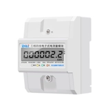 4p Миниатюрный трехфазный направляющий рельс Электрическая энергия Измеритель 380V Электронный трехфазный четыре -линий имеет функциональный электрический счетчик