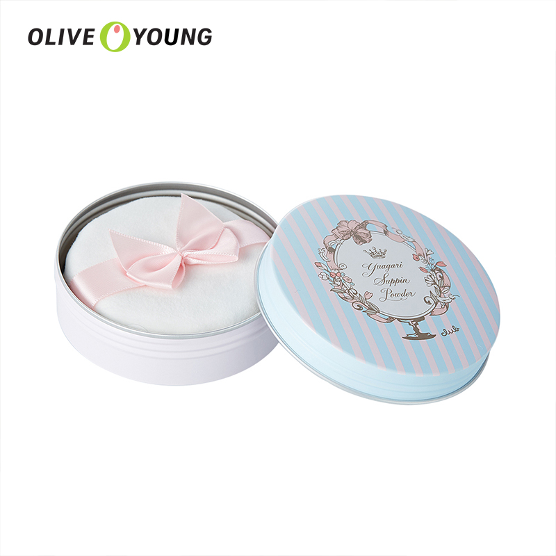 oliveyoung欧利芙洋旗舰店可乐美Club素颜保湿蜜粉饼晚安粉彩色玫瑰香/白色花香可选进口26g0