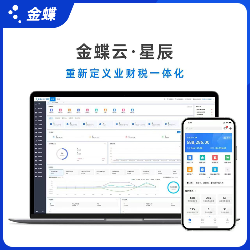 金蝶云星辰ERP财务进销存软件仓库管理系统会计做账记账委外订货 - 图2