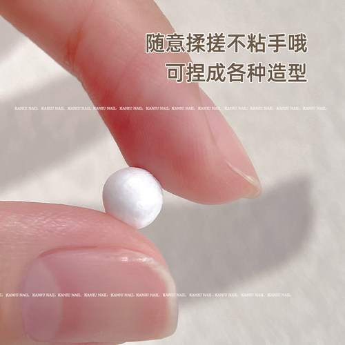 卡妞新款美甲日式免洗雕花胶立体造型胶白色浮雕胶网红爆款甲油胶 - 图1