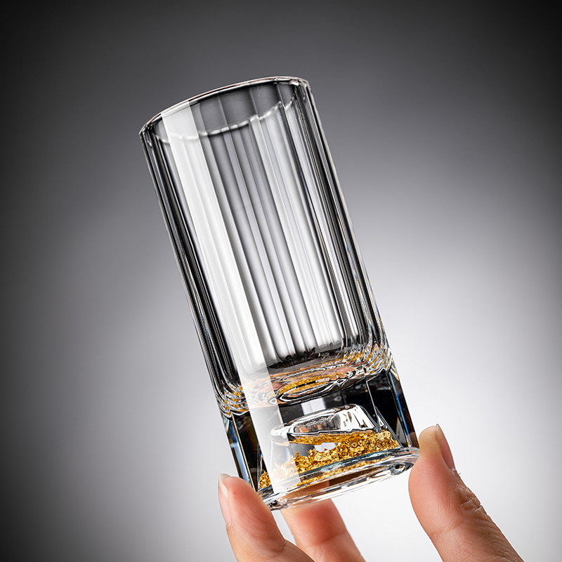 High-end light luxury crystal glass two-liang white wine glass set