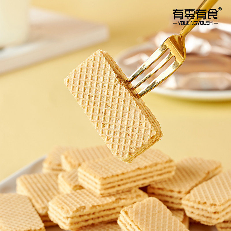 有零有食豆乳干网红健康休闲威化饼 有零有食食品威化饼干
