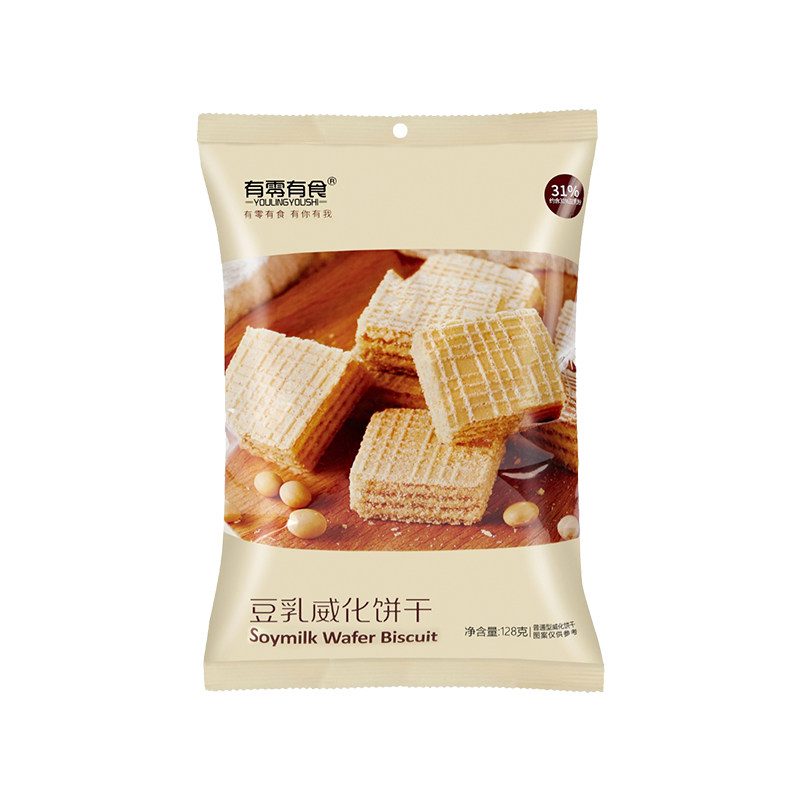 有零有食豆乳干网红健康休闲威化饼 有零有食食品威化饼干