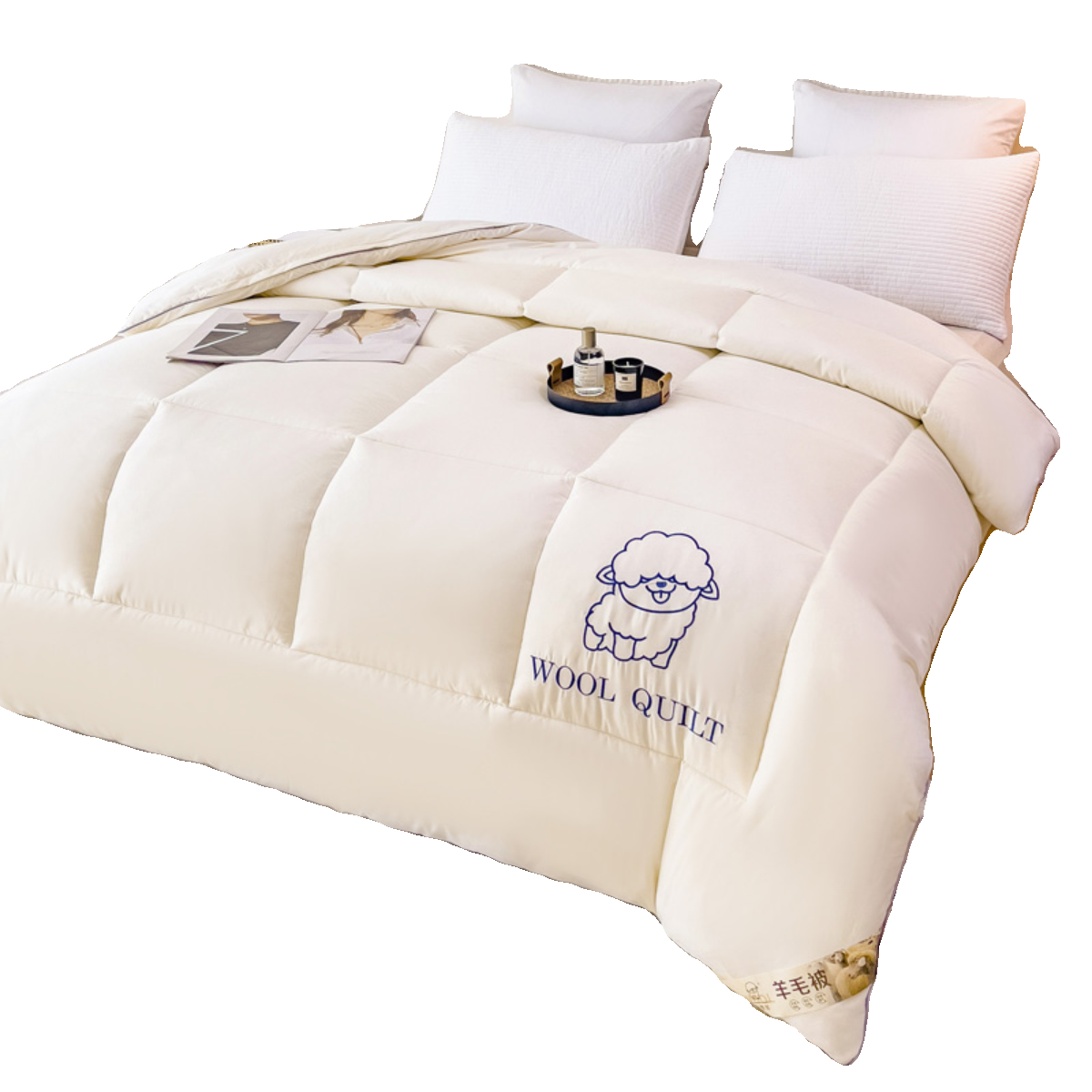 澳洲进口羊毛被100%纯羊毛被子羊毛被芯冬被加厚保暖羊绒被秋冬被,淘宝优惠券,粉丝福利购,淘宝优惠卷