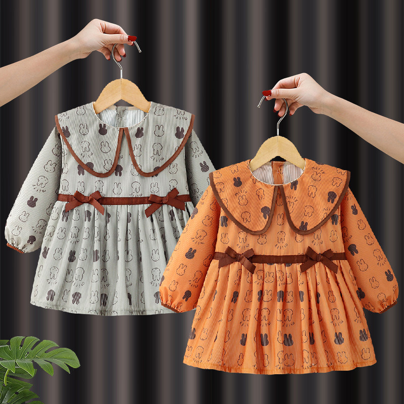 宝宝罩衣外穿女宝公主裙秋冬婴儿围兜吃饭防水防脏反穿衣饭兜围裙,淘宝优惠券,粉丝福利购,淘宝优惠卷