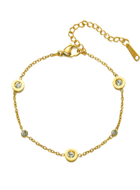 韩版通体钛钢系列不掉色手链网红时尚设计感手饰热卖精致饰品