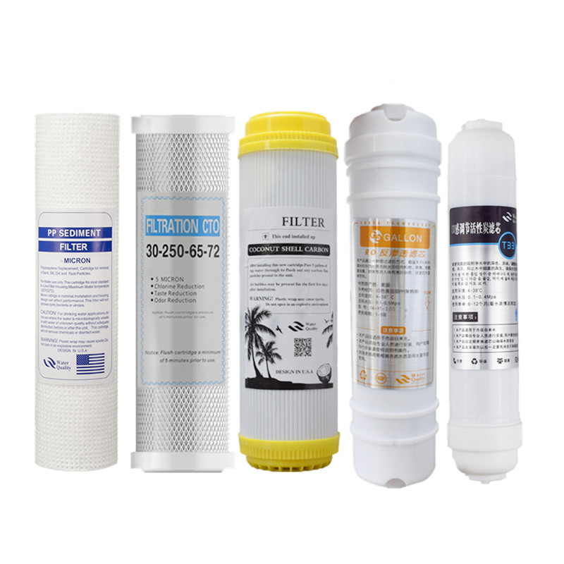 家用反渗透膜净水器滤芯韩式一体快接直饮纯水机50G75G100GRO膜芯 - 图0