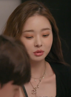 单身即地狱宋智雅同款love项链高级感锁骨链2022年新款潮吊坠链子