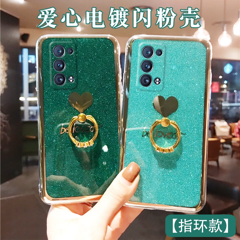 0pp0 ren06pr0+5g手机壳opporeno6pro+女款PENM00新品penmoo闪粉oppreno6peo十 镜头全包防摔reon6por加r6p+ - 图0