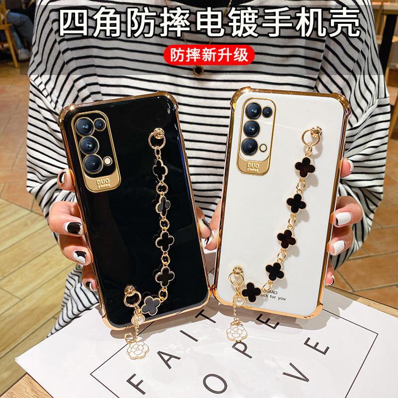 oppo手机壳reno5新款opporeno5镜头全包pegt00防摔pegm00 5g版0pp0 ren05女款opp rnoe5软套子rneo5 reon5人o - 图2