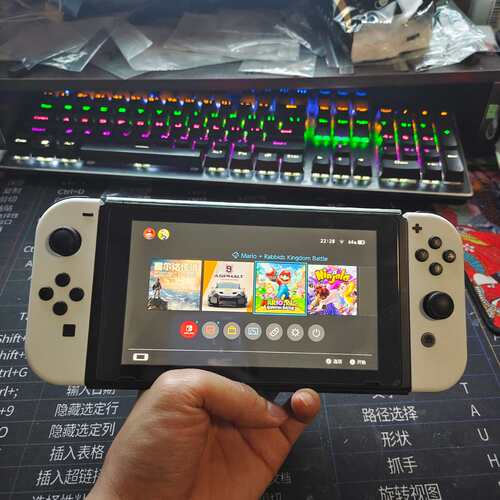 Switch手柄壳外壳新款OLED白色原装手柄改装壳更换替换壳ns改造壳 - 图3