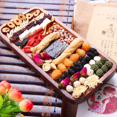 买二送一养生茶女人气血调理红枣玫瑰花茶