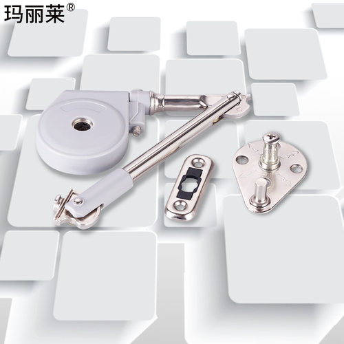 榻榻米缓冲支撑杆上翻门支撑杆液压杆橱柜阻尼器梳妆台吊柜缓冲器 - 图2