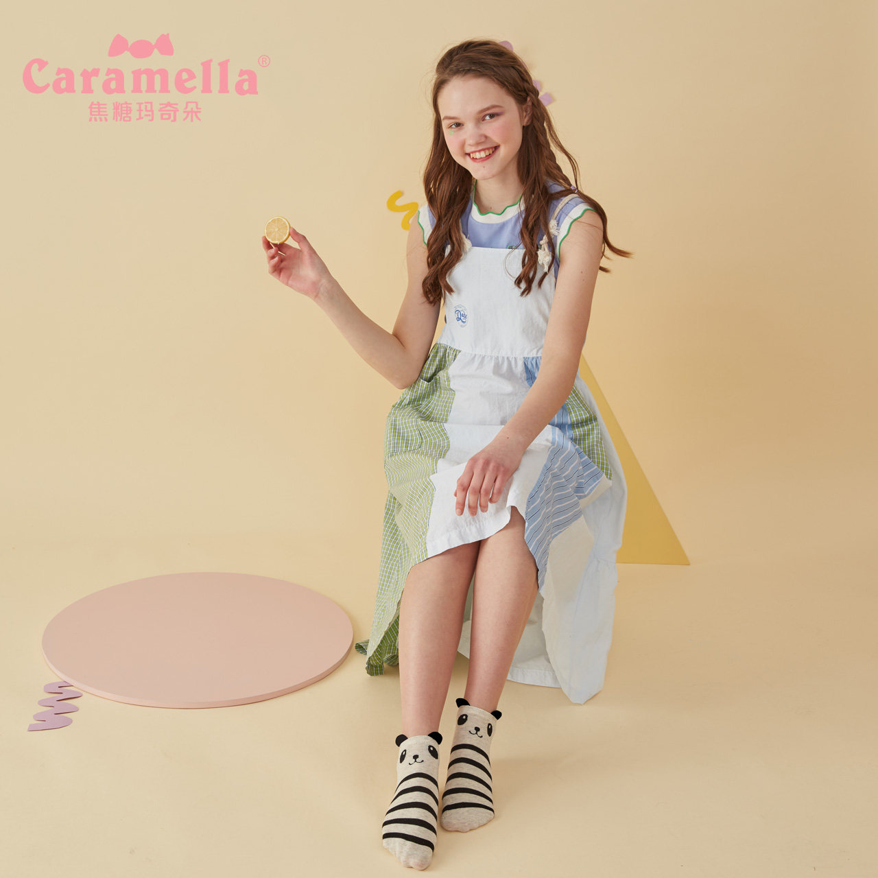 caramella女短中筒浅口棉卡通袜子 袜艺大唐短袜/打底袜/丝袜/美腿袜