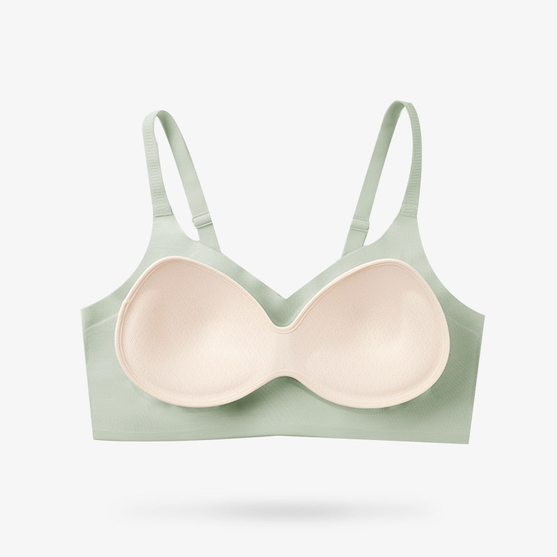 莫妮朵乳胶女无痕运动少女冰丝文胸 莫妮朵文胸