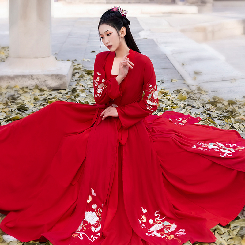 栾凰原创正品【锦绣】对襟齐腰6汉服 栾凰汉服