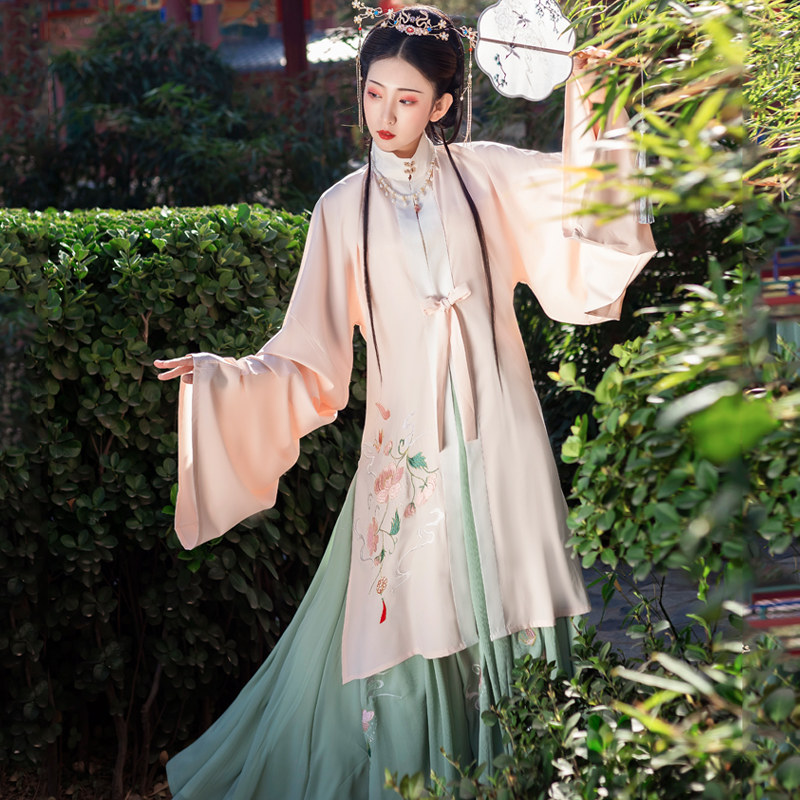 【若华】栾凰原创女明制立领对襟汉服 栾凰汉服