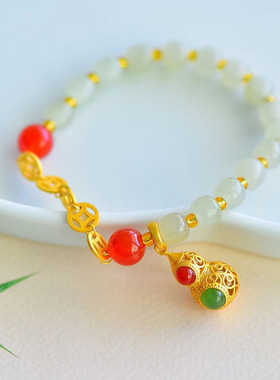 女925银镶嵌和田玉原创设计