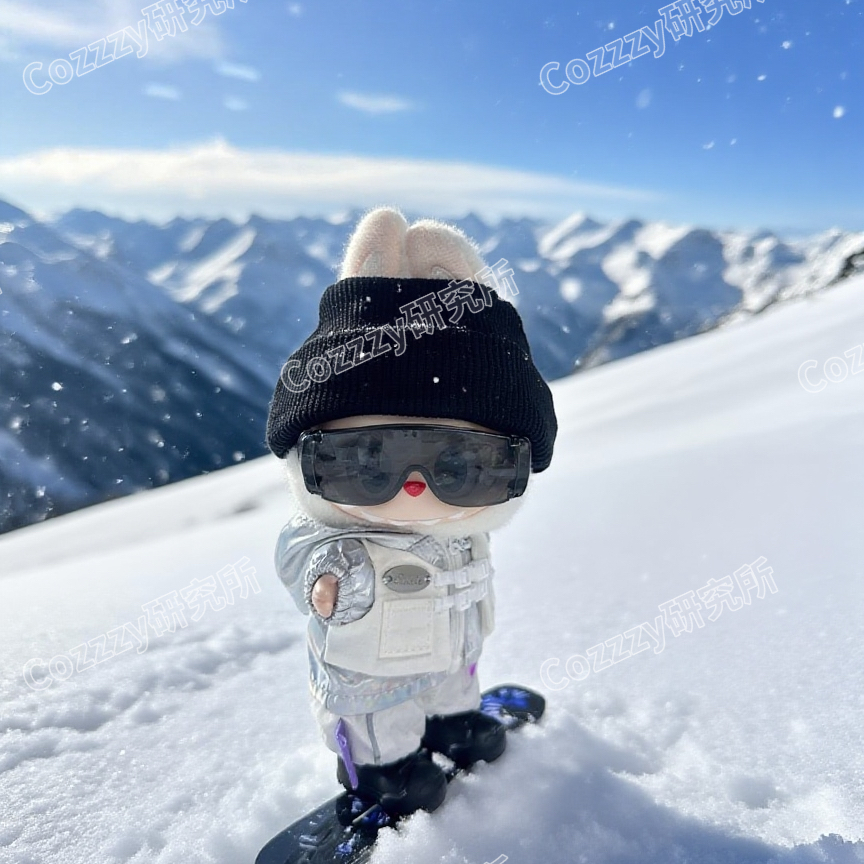Labubu滑雪单板娃衣3.0多巴胺色系！每个颜色都有自己搭配的板～,淘宝优惠券,粉丝福利购,淘宝优惠卷